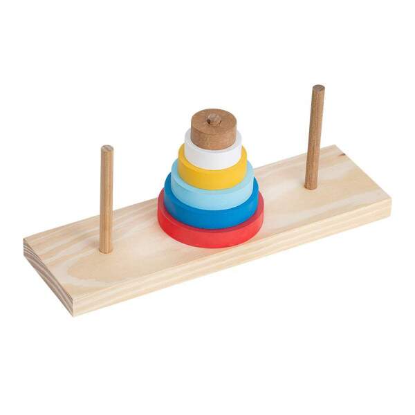 Brinquedo Madeira Torre de Hani Dipedu