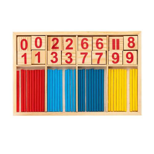 Brinquedo BRW Madeira Aprendendo as Operaes 88 Ps