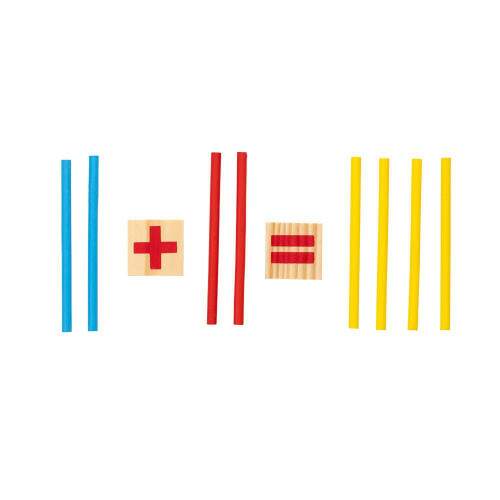 Brinquedo BRW Madeira Aprendendo as Operaes 88 Ps