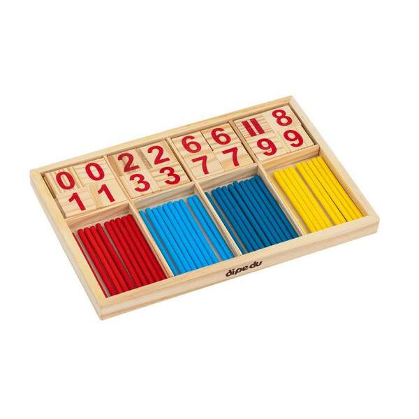 Brinquedo BRW Madeira Aprendendo as Operaes 88 Ps