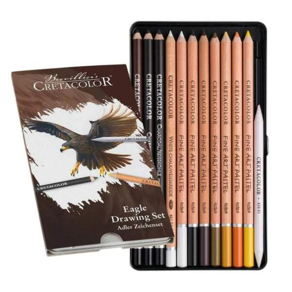 Kit Cretacolor Desenho guia c/ 12