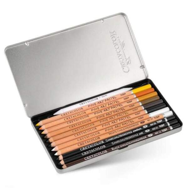 Kit Cretacolor Desenho guia c/ 12