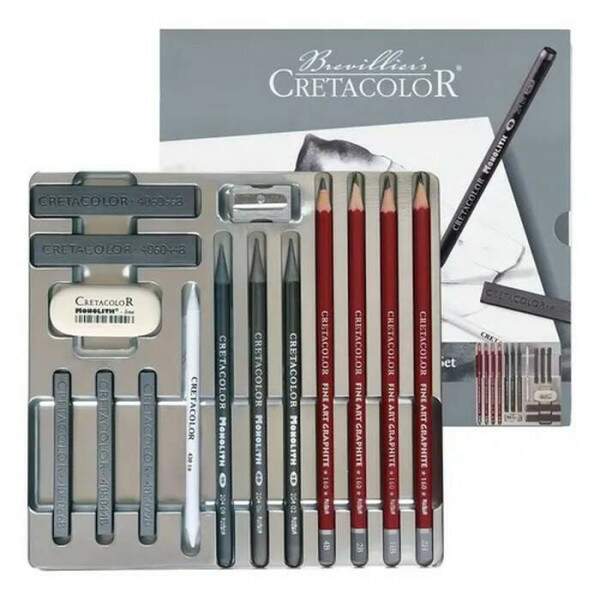 Kit Cretacolor Silver c/ 15