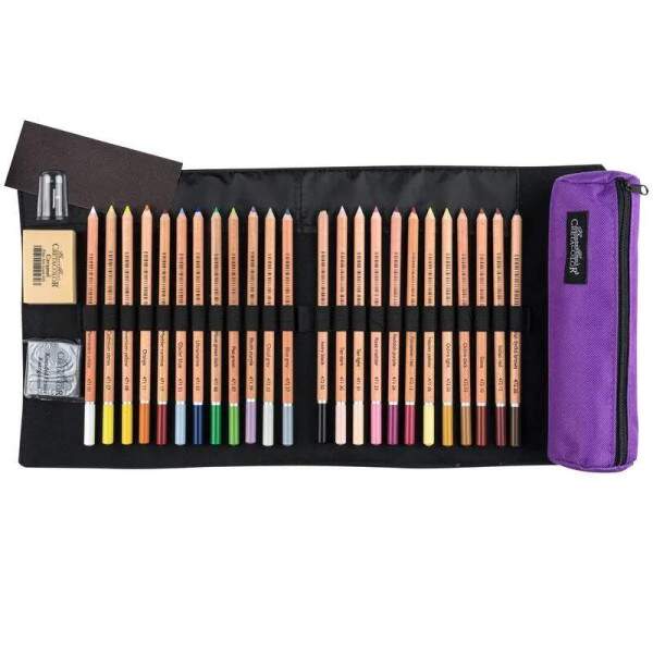 Kit Cretacolor Pencil Wrap Fine Art Pastel Lils c/ 29