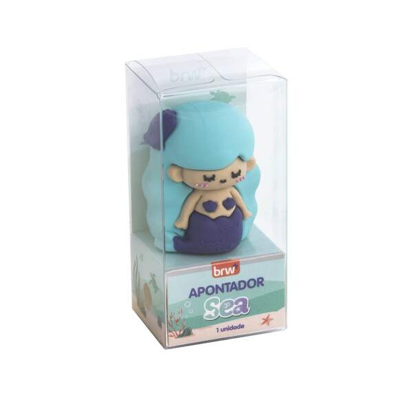 Apontador BRW Plstico Sea