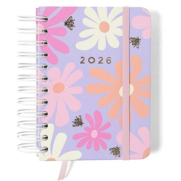 Agenda Planner Wire-o 2026 Melissa Diria 11,5x16 Color Bloomy