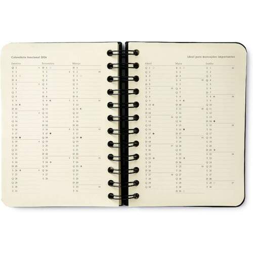Agenda Planner Wire-o 2026 Origens Diria 11,5x16 Terra