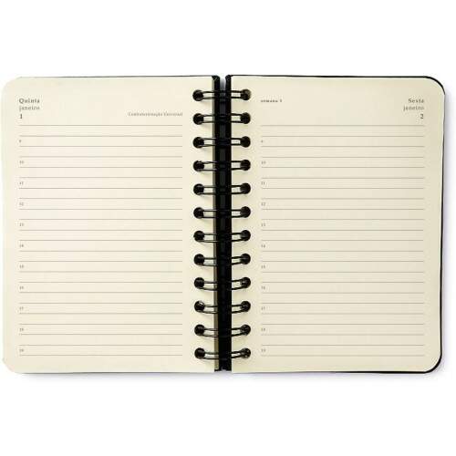 Agenda Planner Wire-o 2026 Origens Diria 11,5x16 Terra