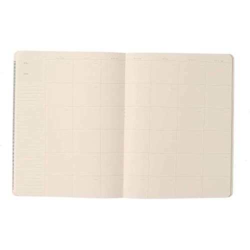 Planner Permanente Revista Planejamento Jardim Mensal 19x25 Off White