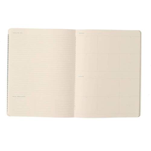Planner Permanente Revista Planejamento Jardim Mensal 19x25 Off White