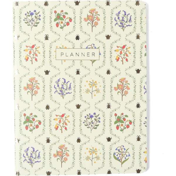 Planner Permanente Revista Planejamento Jardim Mensal 19x25 Off White