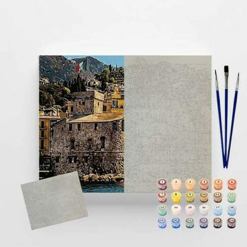 Tela Pintura Sinoart Numerada 40x50 cm Italia