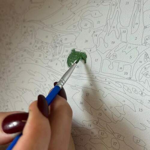 Tela Pintura Sinoart Numerada 40x50 cm Italia