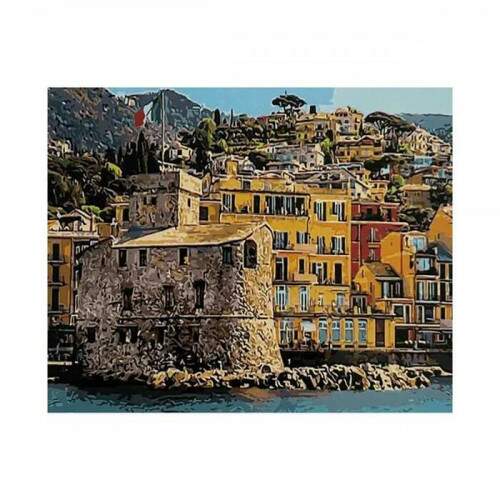 Tela Pintura Sinoart Numerada 40x50 cm Italia