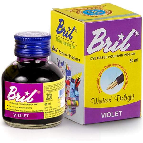 Tinta para Caneta Tinteiro Bril 60 ml Violeta