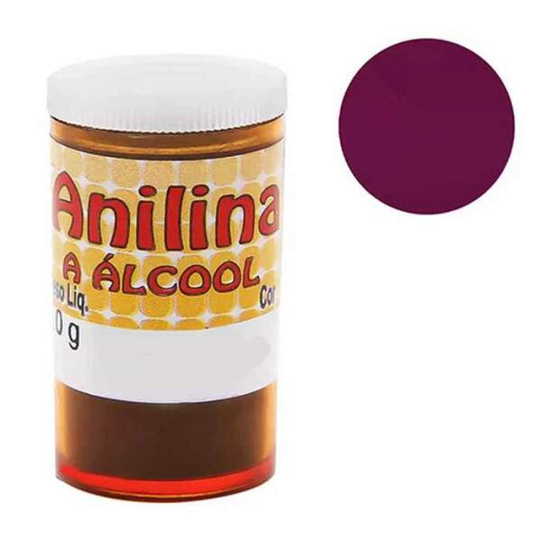 Anilina Glitter  lcool 4 g Mogno PA0093