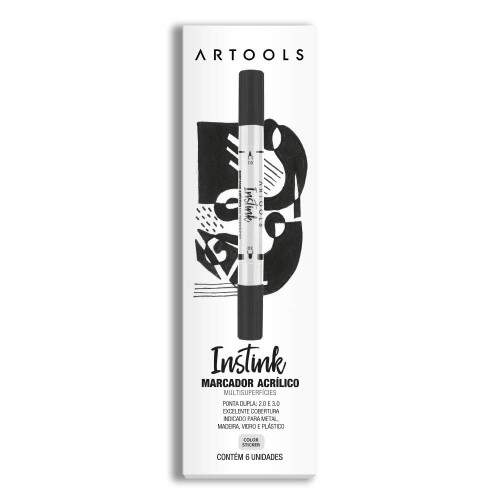 Marcador Acrlico Artools Instink Preto