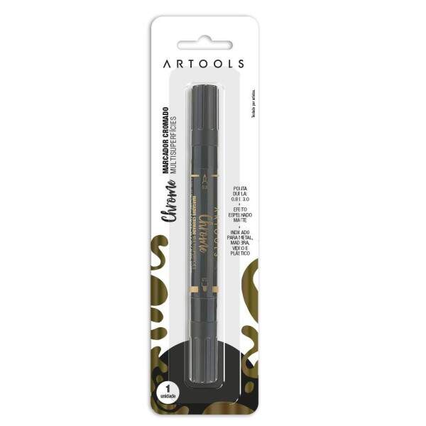 Marcador Artools Chrome Ouro