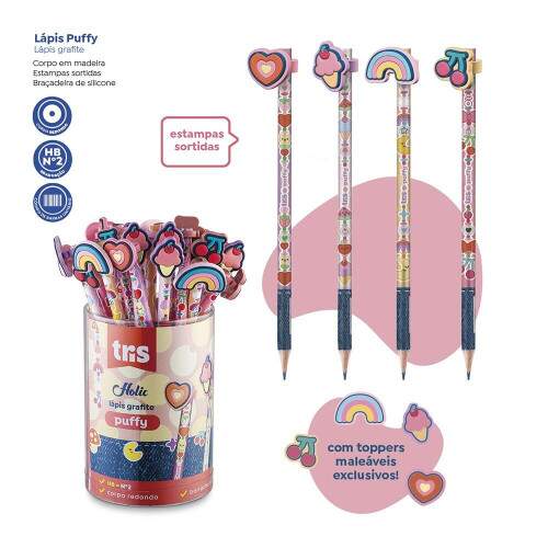 Lpis Grafite Tris Holic Puffy