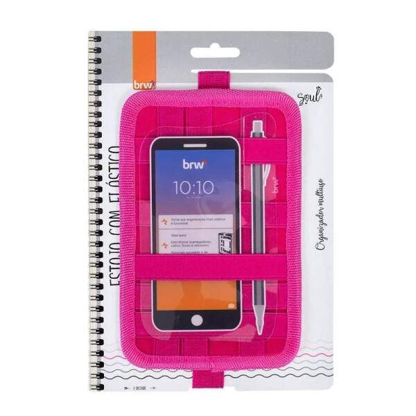 Estojo BRW Multi Elstico Rosa