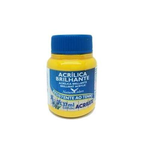 Tinta Acrilica Acrilex Brilhante 37 ml Amarelo Ouro 03340-505