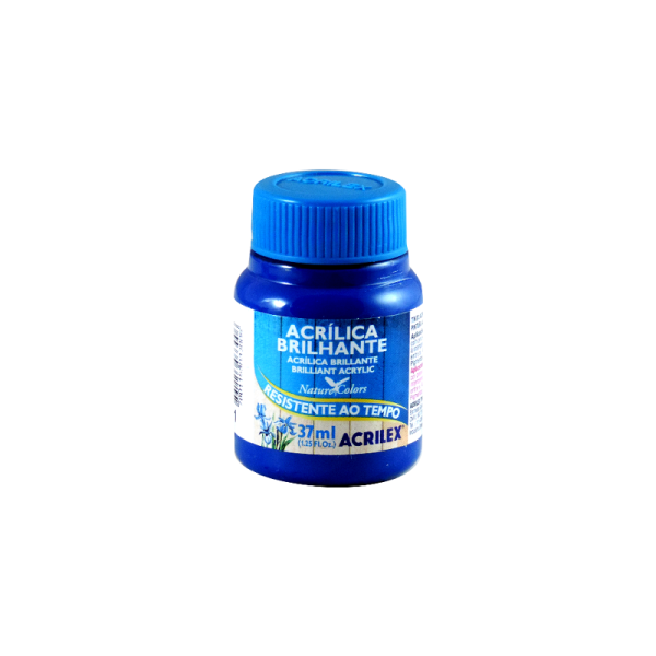 Tinta Acrilica Acrilex Brilhante 37 ml Azul Turquesa 03340-501