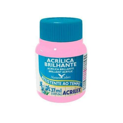 Tinta Acrilica Acrilex Brilhante 37 ml Rosa 03340-537