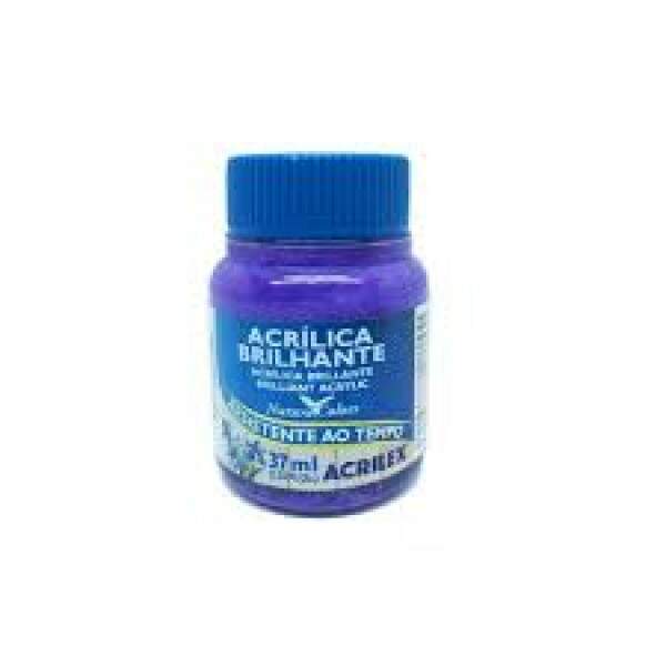Tinta Acrilica Acrilex Brilhante 37 ml Violeta 03340-516