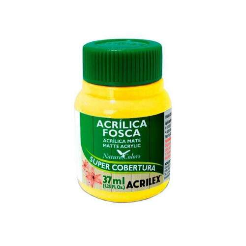 Tinta Acrilica Acrilex Fosca 37 ml Amarelo Cadmio 03540-536