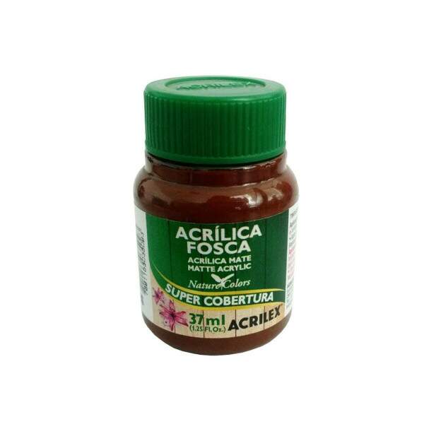 Tinta Acrilica Acrilex Fosca 37 ml Marrom Escuro 03540-526