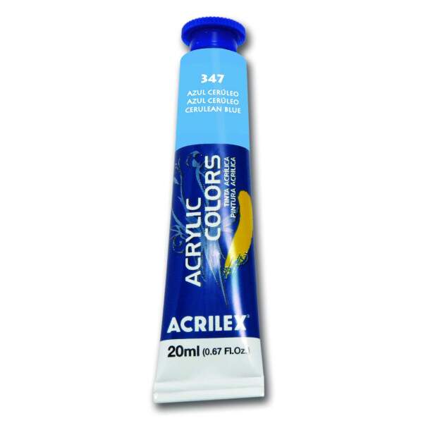 Tinta Acrilica Acrilex 20 ml Azul Ceruleo 13123-347