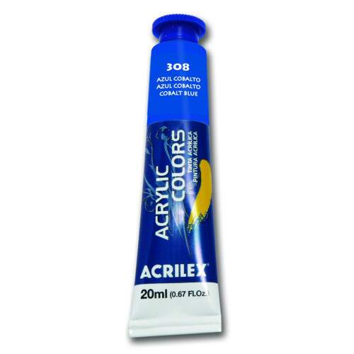 Tinta Acrilica Acrilex 20 ml Azul Cobalto 13123-308