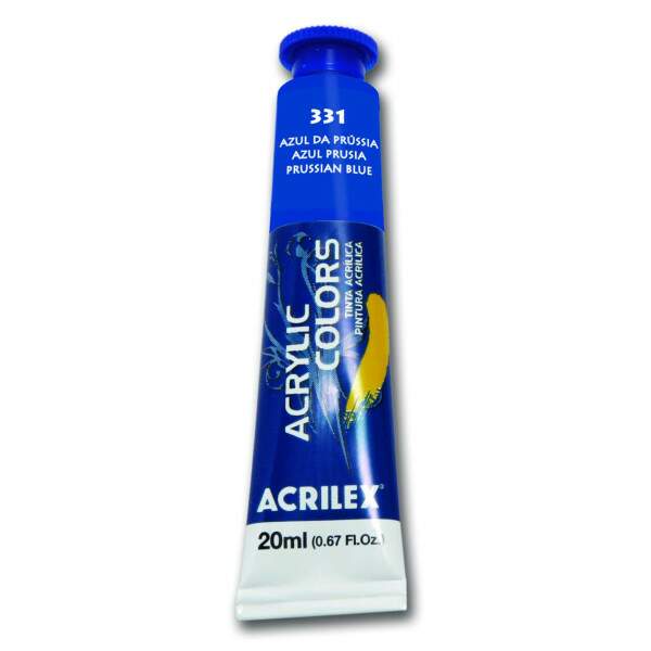Tinta Acrilica Acrilex 20 ml Azul Da Prussia 13123-331