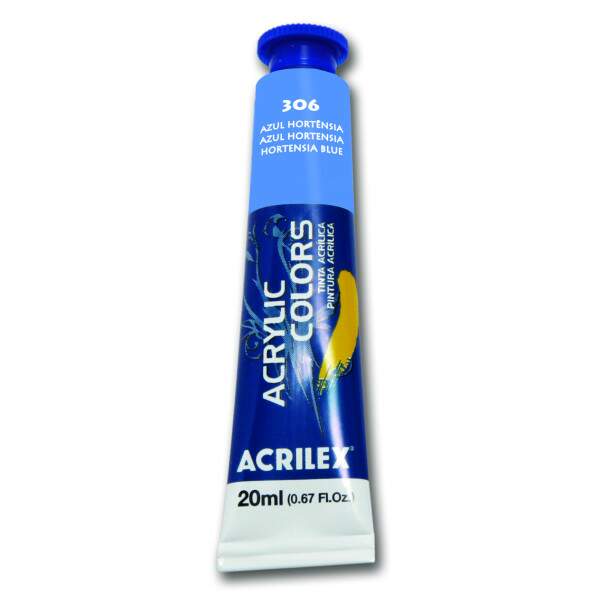Tinta Acrilica Acrilex 20 ml Azul Hortensia 13123-306