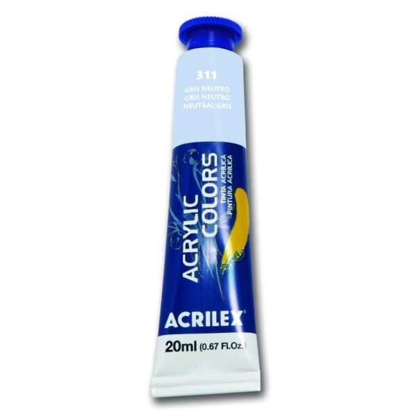 Tinta Acrilica Acrilex 20 ml Gris Neutro 13123-311