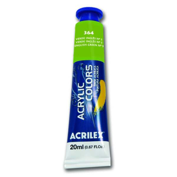 Tinta Acrilica Acrilex 20 ml Verde Ingles No. 5 13123-364
