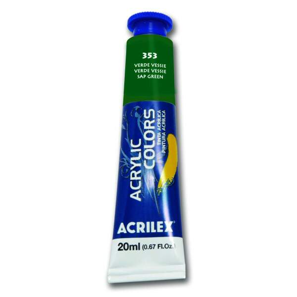 Tinta Acrilica Acrilex 20 ml Verde Vessie 13123-353