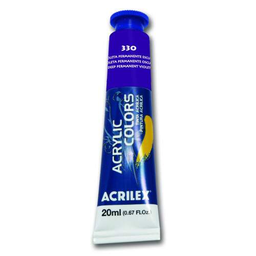 Tinta Acrilica Acrilex 20 ml Violeta Permanente Escuro 13123-330