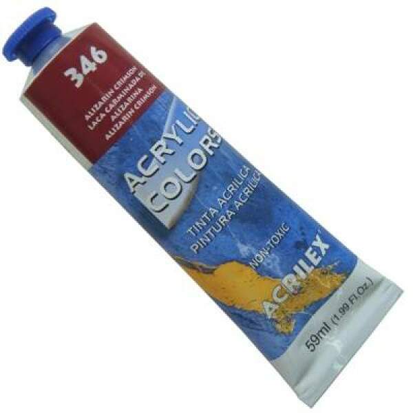 Tinta Acrilica Acrilex 59 ml Alizarin Crimson 13160-346