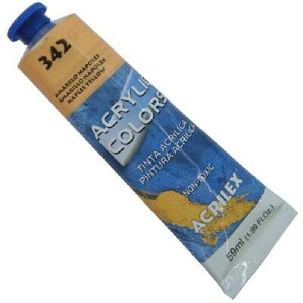 Tinta Acrilica Acrilex 59 ml Amarelo Napoles 13160-342