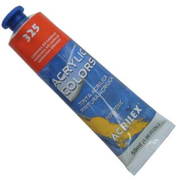 Tinta Acrilica Acrilex 59 ml Laranja Cadmio 13160-325