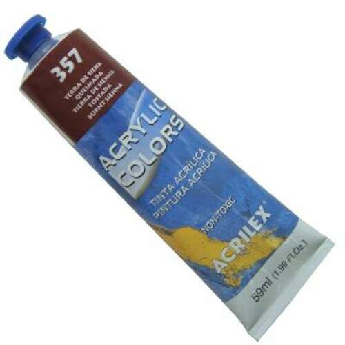 Tinta Acrilica Acrilex 59 ml Terra De Siena Queimada 13160-357