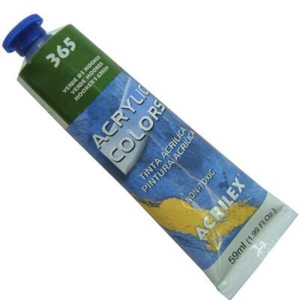 Tinta Acrilica Acrilex 59 ml Verde Hooker 13160-365