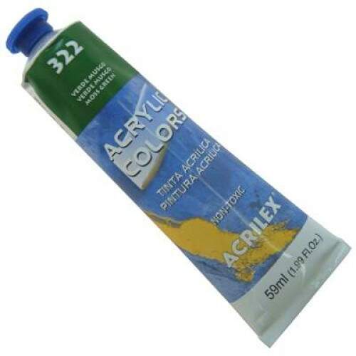 Tinta Acrilica Acrilex 59 ml Verde Musgo 13160-322