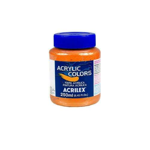 Tinta Acrilica Acrilex 250 ml Laranja Cadmio 13125-325