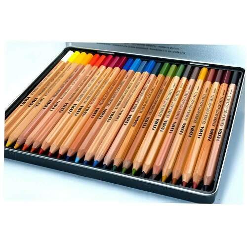 Lpis de Cor Aquarelvel Lyra Rembrandt Aquarell 24 Cores