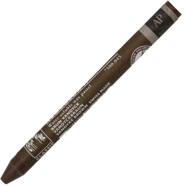Pastel Aquarelvel Caran d'Ache Neocolor II Vandyke Brown 7500.045