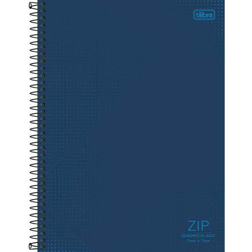 Caderno Universitrio Tilibra Zip Quadriculado 80 Fls