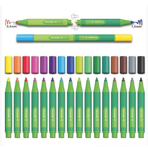 Caneta Schneider Link-It Fibrepen 1.0 mm Marrom 192018