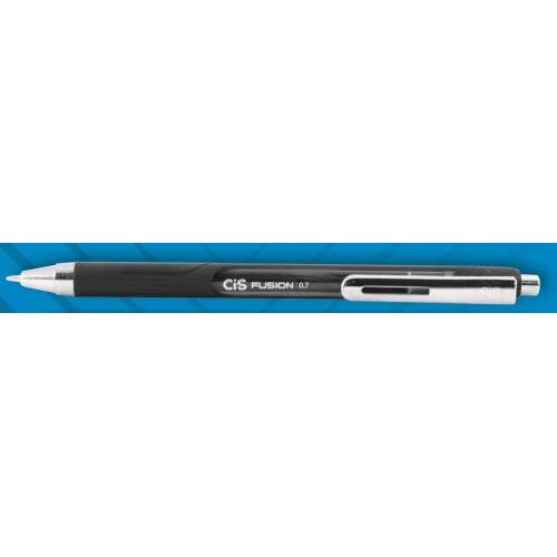 Caneta Esferografica Cis Fusion Grip 0.7 mm Preta